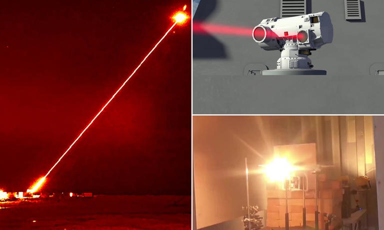 Newly declassified footage reveals Britain's deadly DragonFire LASER ...