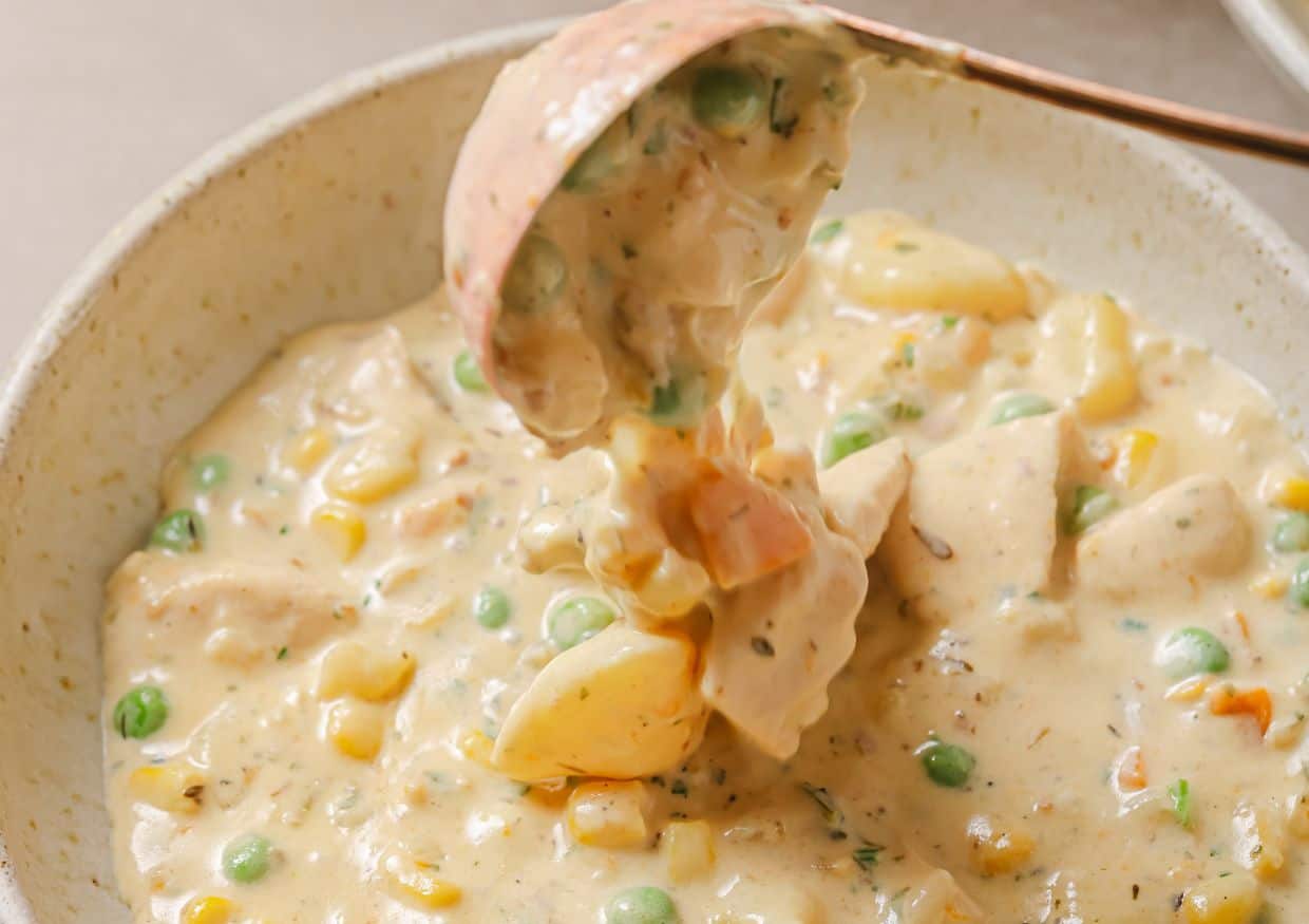 <p>Enjoy the comfort of a chicken pot pie without the hard work with this Chicken Pot Pie Soup. Ready in an hour, it combines chicken and vegetables in a creamy broth for a quick, wholesome dinner. This recipe has become a go-to for its ability to deliver classic comfort food flavors in a less complicated way, making it a fantastic addition to any meal plan.<br><strong>Get the Recipe: </strong><a href="https://realbalanced.com/recipe/chicken-pot-pie-soup/?utm_source=msn&utm_medium=page&utm_campaign=msn">Chicken Pot Pie Soup</a></p>