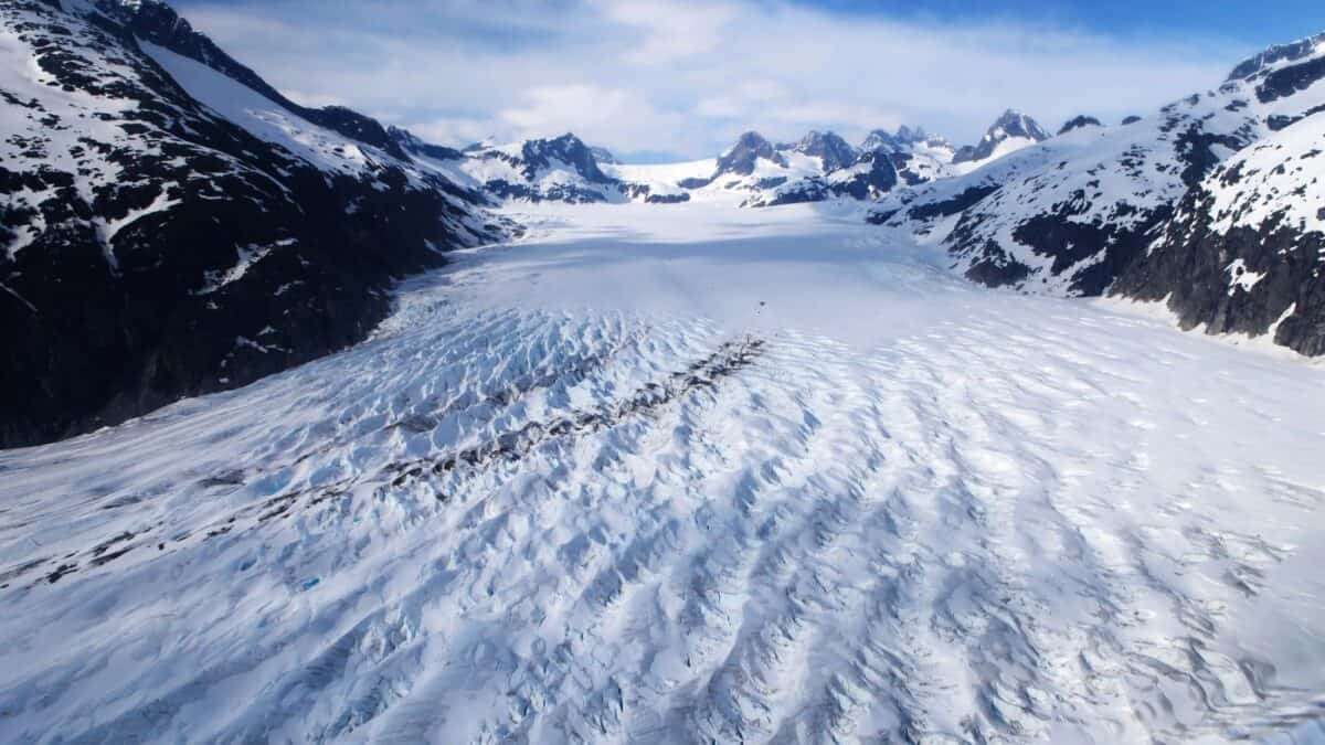 <p>For a different perspective, take a helicopter tour to get a bird’s eye view of this part of Alaska. This is an excellent way to see the glaciers and surrounding landscape from above. </p>