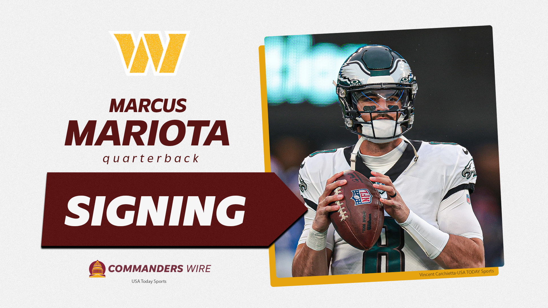 Marcus Mariota Will Make History With The Commanders In 2024