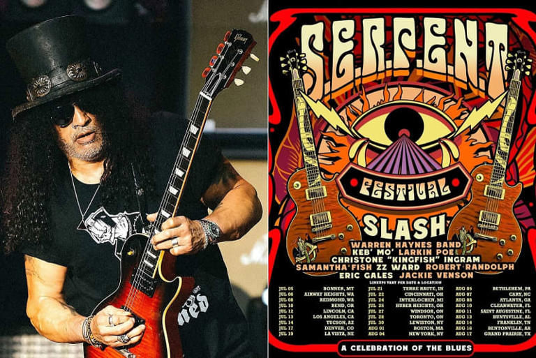 Slash SERPENT Festival 2024 Tour Poster