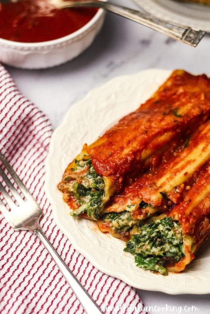 Delicious Manicotti Spinach Recipe with Ricotta