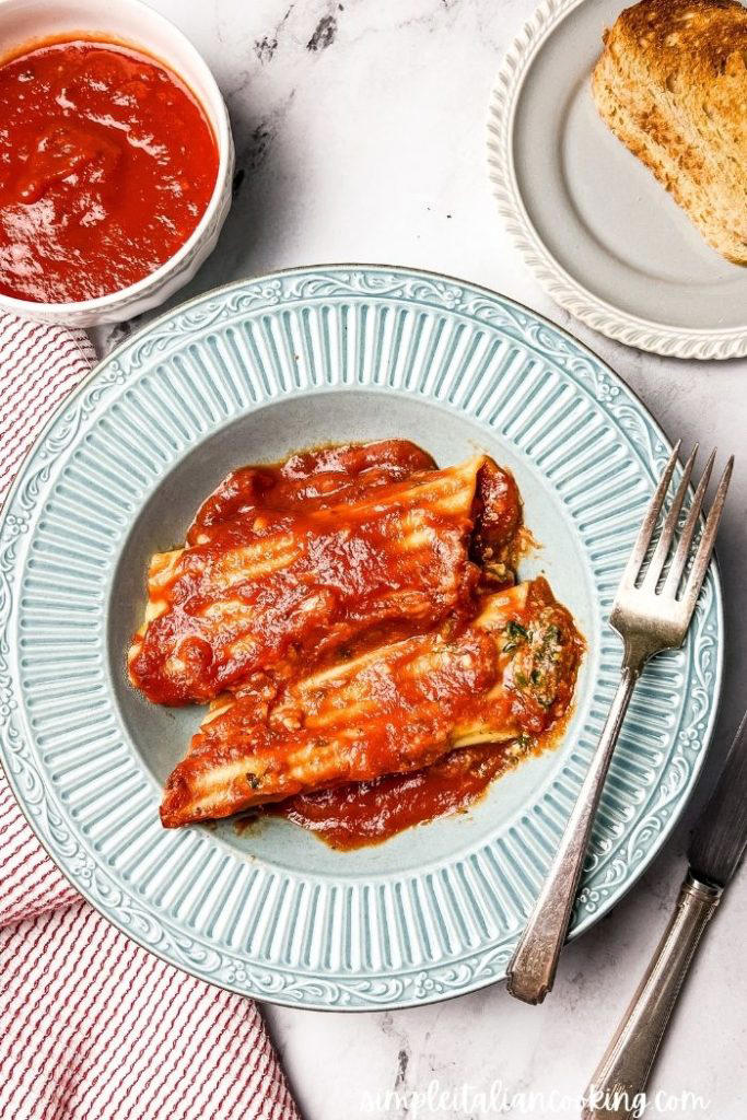 Delicious Manicotti Spinach Recipe With Ricotta