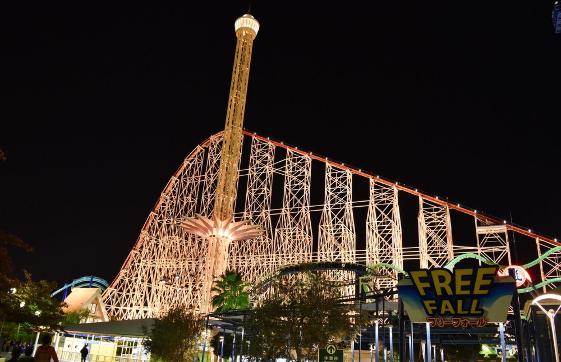 <p>Even the name, Steel Dragon 2000, makes the spine tingle. This is officially the longest steel roller coaster in the world.</p>  <p>Opened in 2000, it takes daring riders along a 8,133-foot track and sends them plummeting 307 feet at speeds of up to 95 miles per hour. The ride also has the most steel ever used on a roller coaster to protect it from earthquakes.</p>