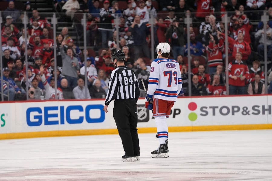 Rangers’ Matt Rempe Suspended 4 Games For Elbowing Devils’ Siegenthaler ...