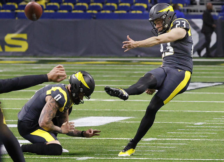 UFL kicker Jake Bates made football history with jaw-dropping 64-yard ...