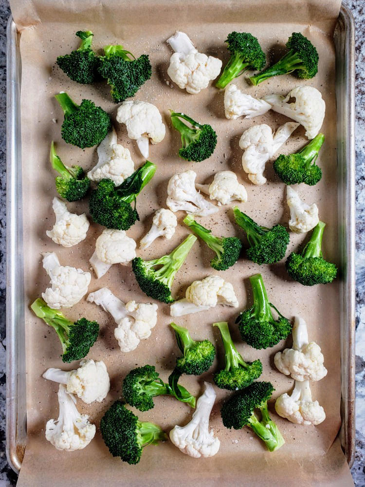 Roasted Broccoli and Cauliflower A Quick Easy Side Dish