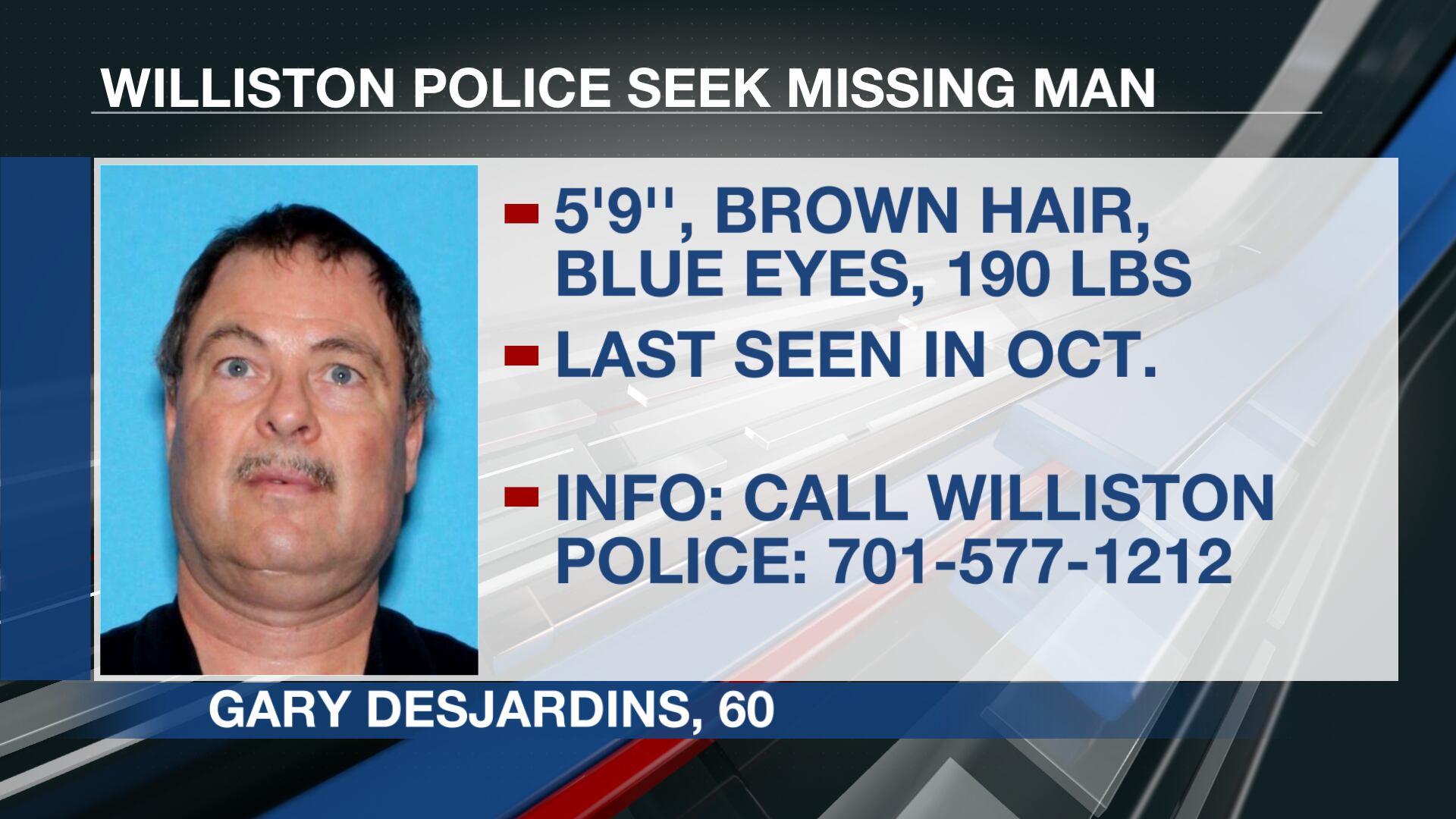 UPDATE: Missing Williston Man Found