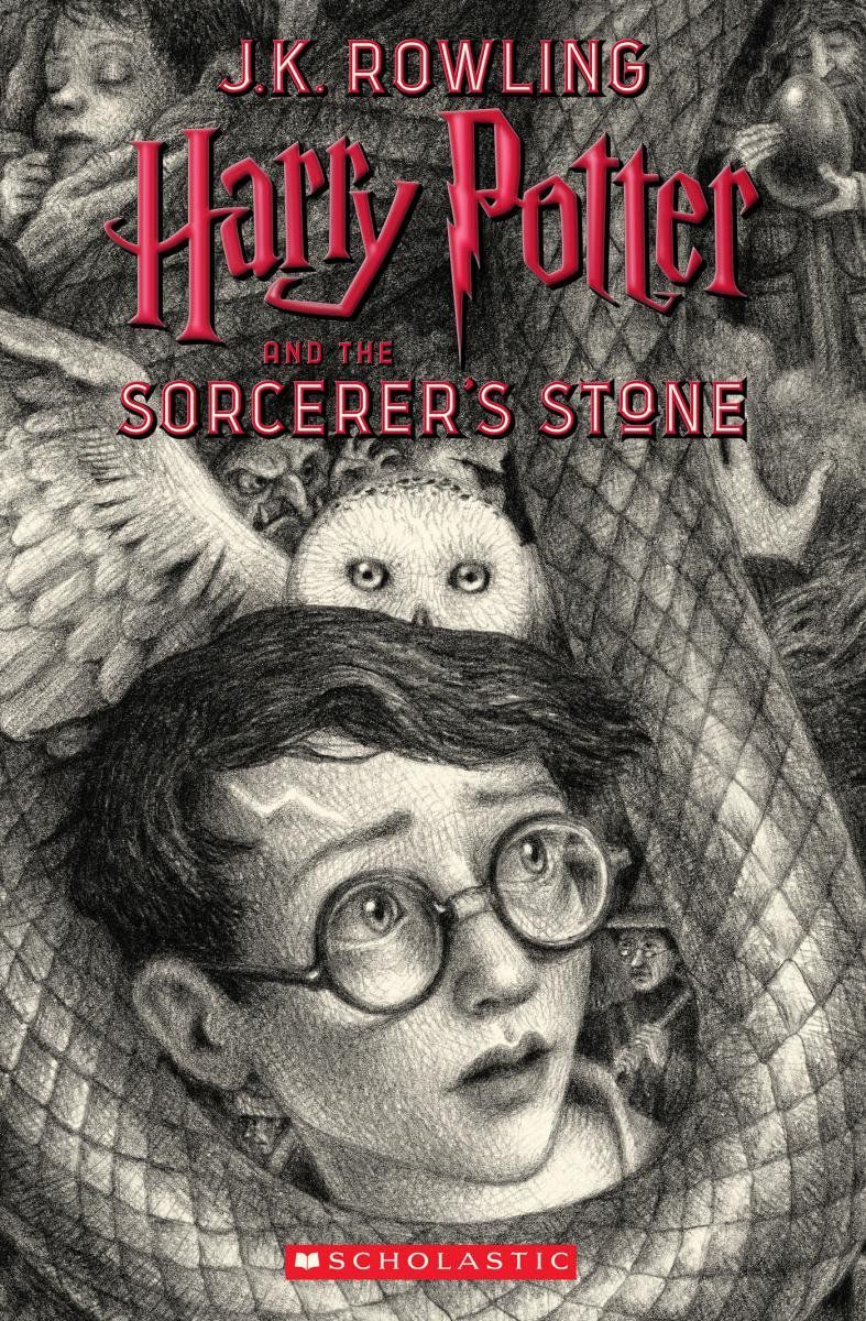 17) Harry Potter and the Sorcerer's Stone by J.K. Rowling