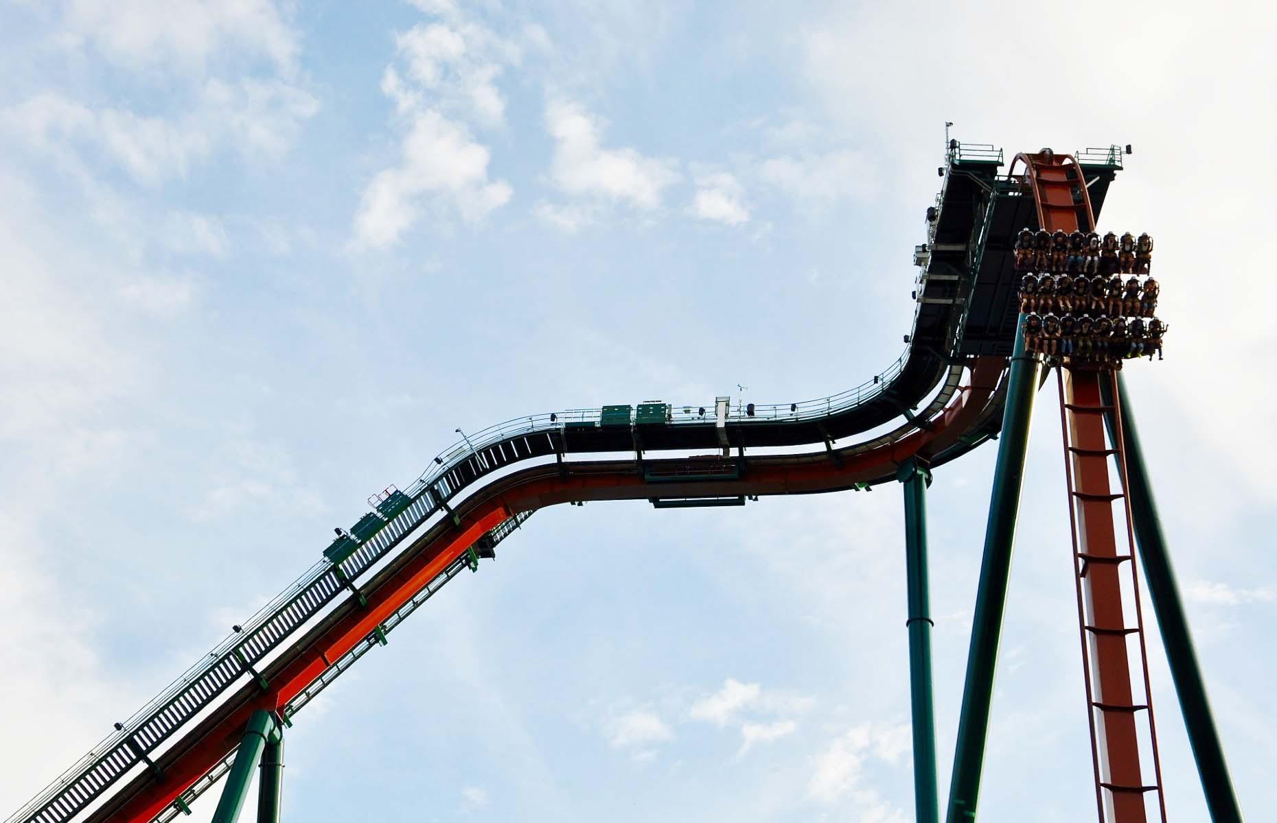 <p>Speaking of Yukon Striker, this incredible dive coaster is the star attraction at Canada's Wonderland. Reaching heights of 245 feet, speeds of 80 miles per hour, and boasting a track length of 3,625 feet, Yukon Striker is not for the faint-hearted.</p>  <p>The best bit? Hanging over a 90° drop for three seconds before darting into an underwater tunnel. A complete 360° loop also awaits – the only one of its kind for a dive coaster.</p>
