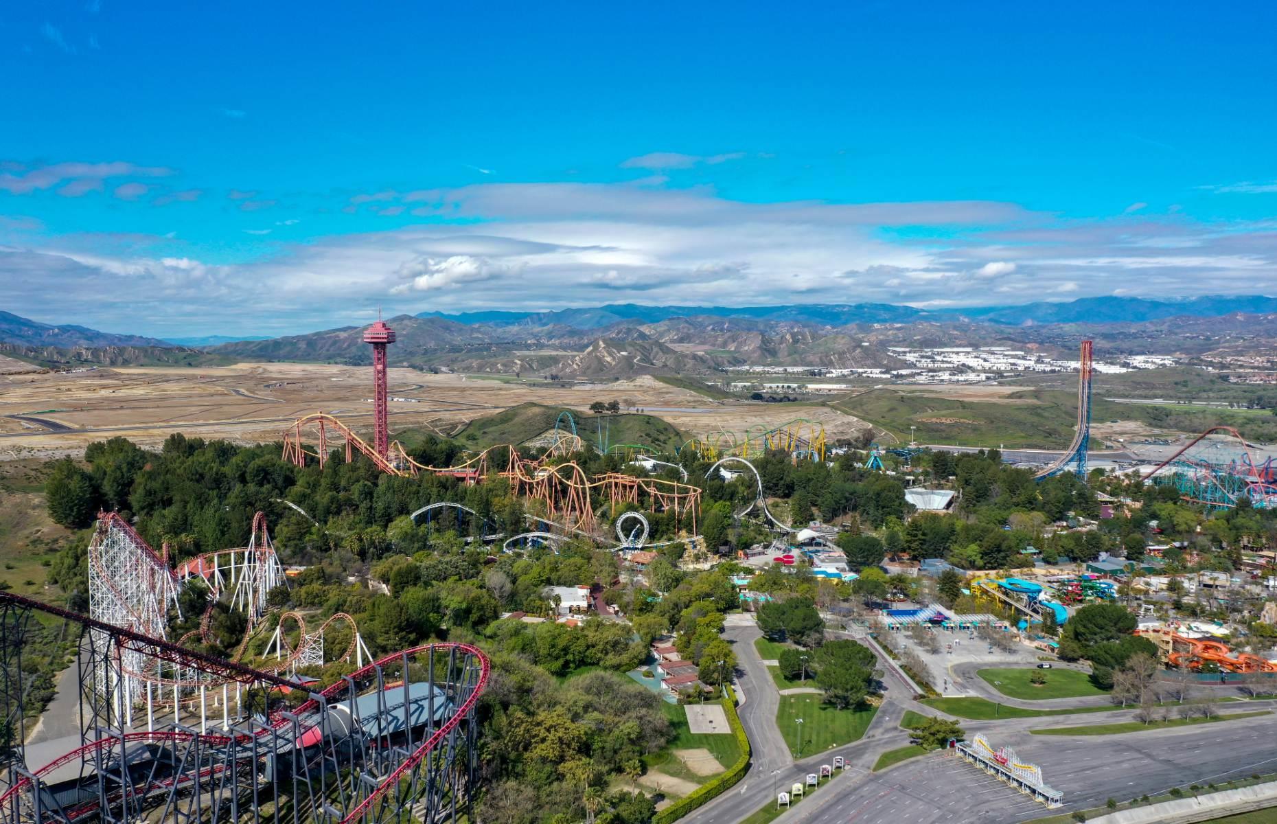 <p>So which theme park has the most of these incredible, white-knuckle, hair-raising rides? And the winner is… Six Flags Magic Mountain in California, US. It has a whopping 20 individual roller coasters. Time to plan a trip…</p>  <p><a href="https://www.loveexploring.com/galleries/65669/unusual-things-youll-find-on-a-road-trip-through-the-usa?page=1"><strong>Now discover the USA's best roadside attractions worth traveling to</strong></a></p>  <p><span><strong>Liked this? Click on the Follow button above for more great stories from loveEXPLORING</strong></span></p>
