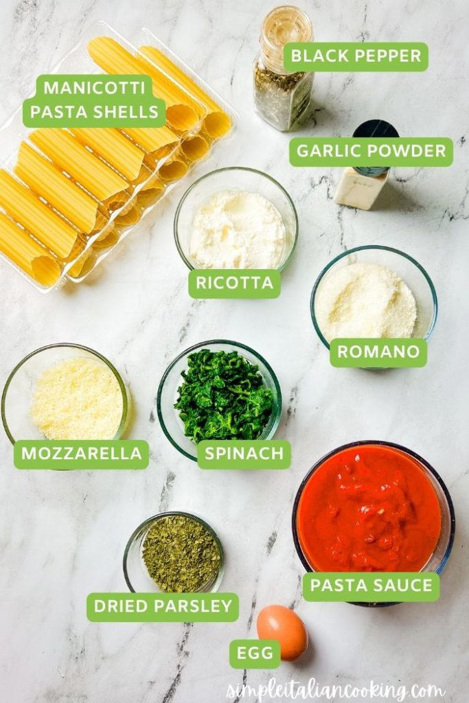 Delicious Manicotti Spinach Recipe with Ricotta