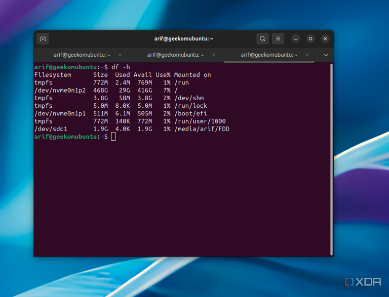 How to mount in ubuntu