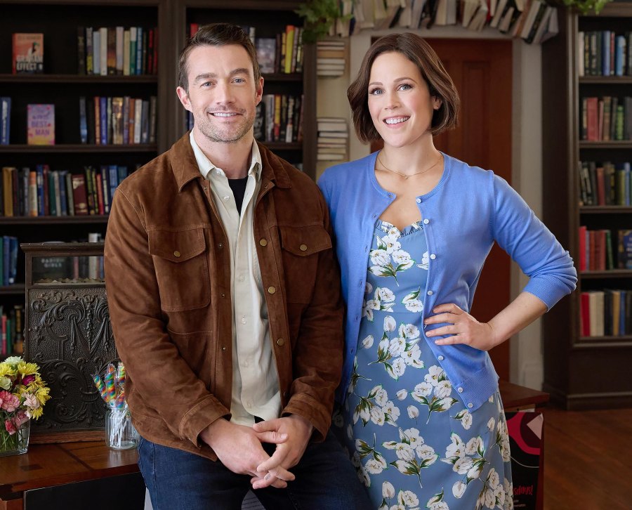 <p><strong>‘Blind Date Book Club’ </strong></p> <p><strong>Premiere Date</strong>: Saturday, April 6, at 8 p.m. ET.</p> <p><strong>Stars</strong>: <strong>Erin Krakow</strong> and <a href="https://www.usmagazine.com/celebrities/robert-buckley/"><strong>Robert Buckley </strong></a></p> <p><strong>Logline</strong>: “A bookstore owner (Krakow) finds love and direction in life after agreeing to review a famous author’s (Buckley) new novel in her blind date with a book club.”</p> <p><strong>‘Legend of the Lost Locket’ </strong></p> <p><strong>Premiere Date</strong>: Saturday, April 13, at 8 p.m. ET.</p> <p><strong>Stars</strong>: <strong>Natasha Burnett</strong> and <strong>Viv Leacock </strong></p> <p><strong>Logline</strong>: “London-based antiques expert Amelia (Burnett) is on the hunt for a long-lost antique locket that legend says will grant the wearer true love. Amelia’s search takes her to a small town in Massachusetts, where she immediately clashes with Sheriff Marcus Forrest (Leacock), who questions her motives and interest in the town’s history.” Sheriff Forrest eventually “joins Amelia in the race to find the antique before any of the competition can decipher the clues and beat them to the treasure.”</p> <p><strong>‘Falling in Love in Niagara’</strong></p> <p><strong>Premiere Date</strong>: Saturday, April 20, at 8 p.m. ET.</p> <p><strong>Stars</strong>: <strong>Jocelyn Hudon</strong> and <strong>Dan Jeannotte </strong></p> <p>Logline: “After her fiancé leaves her before their wedding, Madeline (Hudon) goes to Niagara Falls to honeymoon without him. There, she reconnects with her adventurous side, learns to let go, and finds new love with Mike (Jeannotte).”</p> <p><strong>‘Branching Out’</strong></p> <p><strong>Premiere Date</strong>: Saturday, April 27, at 8 p.m. ET.</p> <p><strong>Stars</strong>: <a href="https://www.usmagazine.com/celebrities/sarah-drew/"><strong>Sarah Drew</strong></a> and <strong>Juan Pablo Di Pace </strong></p> <p><strong>Logline</strong>: Ten years after welcoming her daughter, Ruby, via IVF, Amelia Webber (Drew) helps her daughter locate her biological father, T.J. Cota (Di Pace). “Amelia makes contact, and to her surprise, T.J. wants to meet Ruby. T.J. has a huge family, and suddenly Ruby’s family tree has sprouted leaves! Romance takes flight as Amelia gets to know T.J. and is invited to take part in his family’s Mexican traditions.”</p>