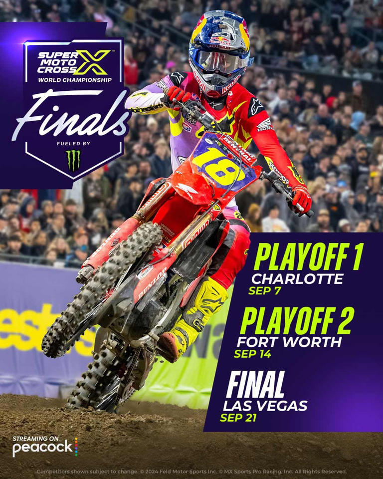 2024 SuperMotocross World Championship Playoffs Schedule