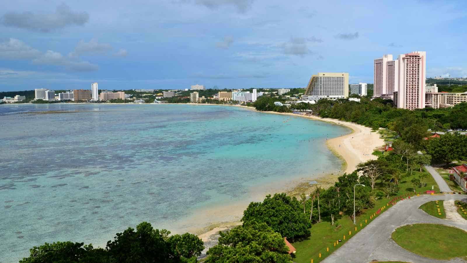 <p><span>Located in the western Pacific Ocean, Guam is an unincorporated territory of the United States. This tropical island boasts stunning beaches, diverse marine life, and a rich history influenced by Spanish, Japanese, and American cultures. US citizens can visit Guam without a passport for up to 45 days.</span></p>