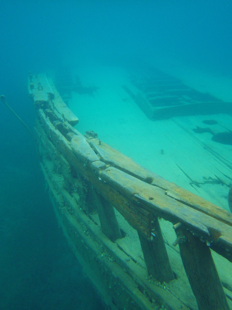 This is one of the thousands of ships that sunk in the Great Lakes, most of which remain inaccessible unlike the 'Sweepstakes,' which can be visited by boat passengers, divers, and snorkelers.<p>You may also like:<a href="https://www.starsinsider.com/n/274168?utm_source=msn.com&utm_medium=display&utm_campaign=referral_description&utm_content=363990v15en-sg"> The end of the road for the Beetle</a></p>
