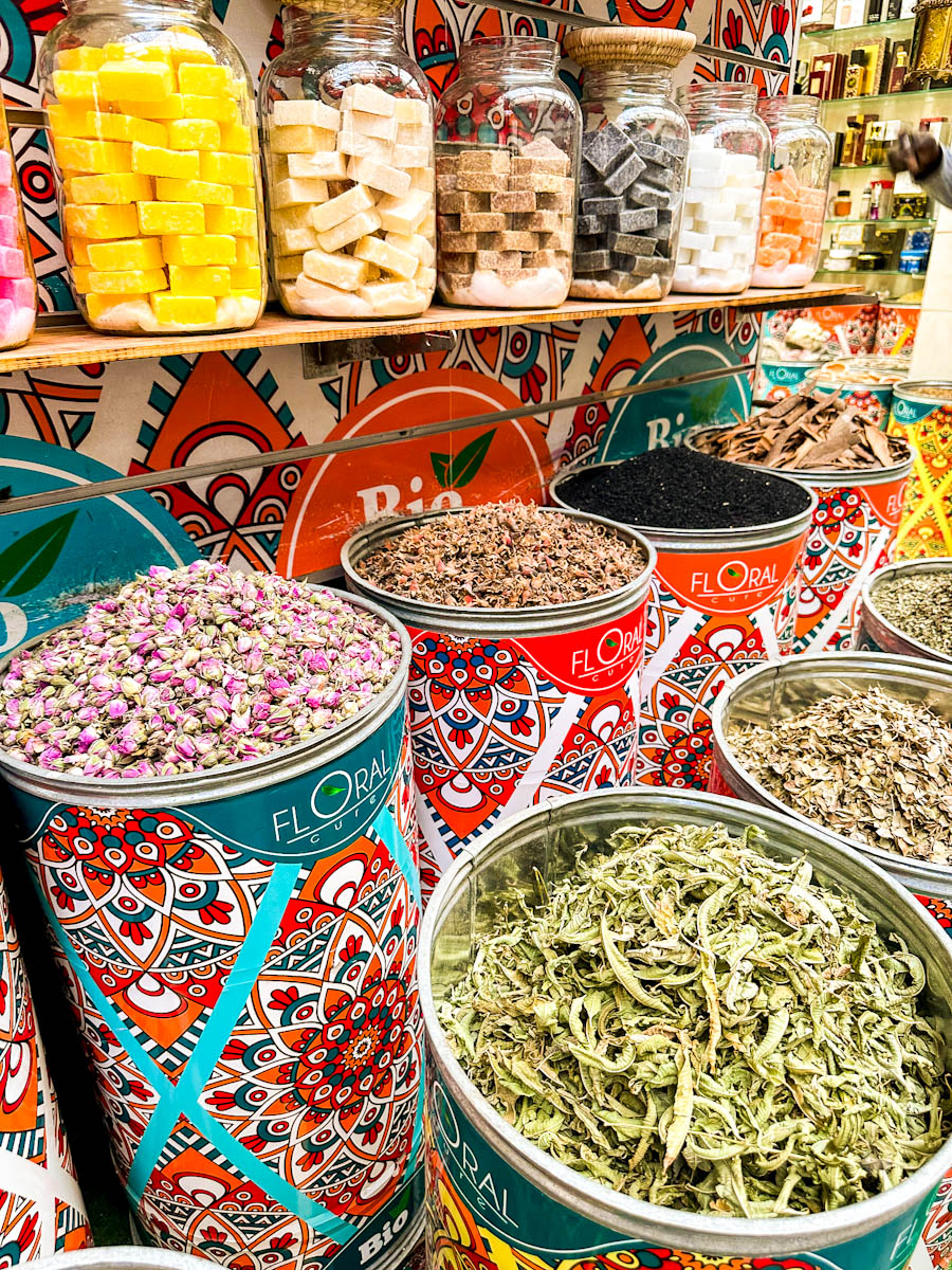 Moroccon spices at the old Medina in Casablanca