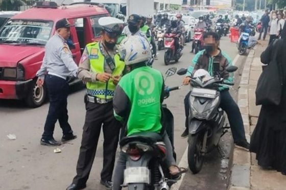 Total 973 Motor Lawan Arah Kena Razia Tilang Polisi Di Jakarta Selama 9 ...