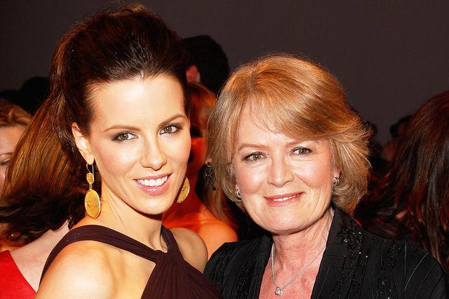 Jon Furniss/WireImage Kate Beckinsale and her mother Judy Loe in June 2008.