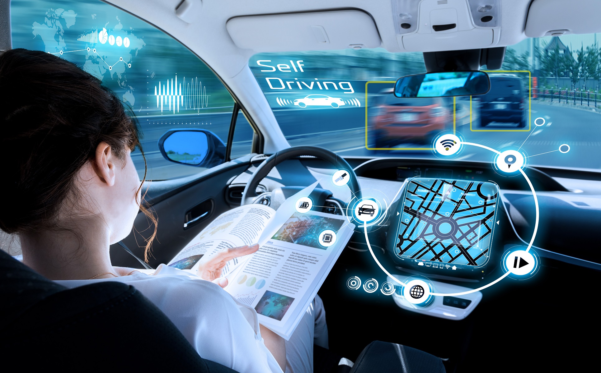 <p>While there are several cars on the market that have self-driving features, the world has yet to see a fully autonomous vehicle.</p>  <p> According to SAE International, one of the world’s leading organizations of automotive engineers, there are <strong>six different levels of autonomous driving</strong>, and only the final level is truly self-driving.</p>