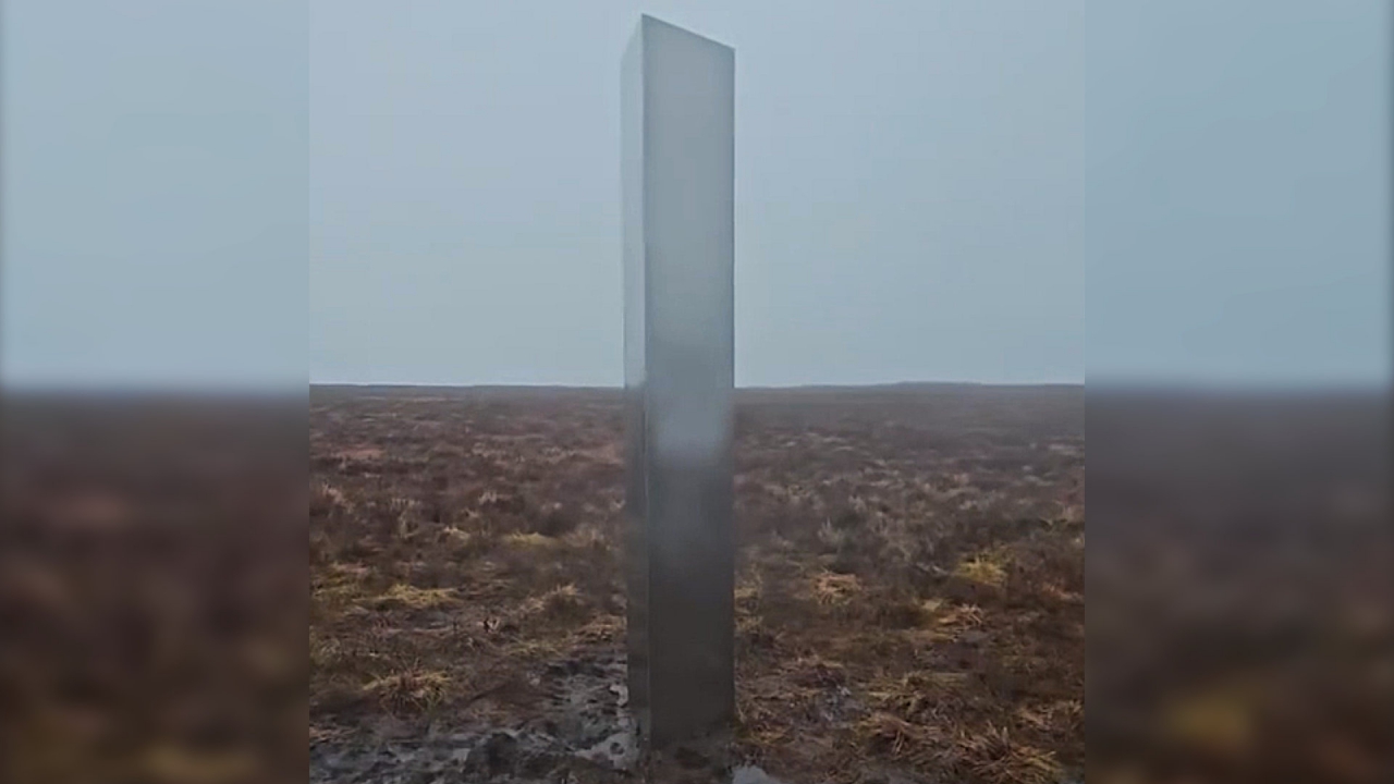 Mysterious Metal Monolith Appears On Hilltop In Wales