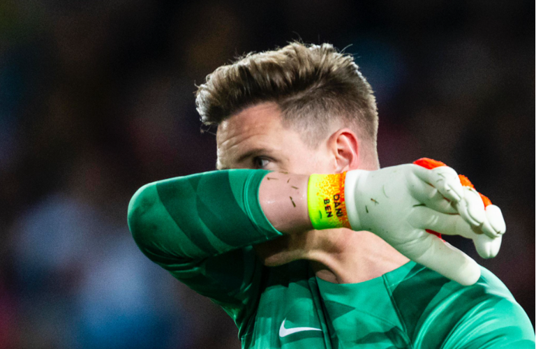 El detalle familiar de los guantes de Ter Stegen