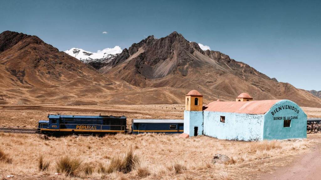 <p>The Andean Explorer is the first luxury sleeper service in South America. Departing from the former Inca capital of Cusco, the journey takes you to Arequipa, the so-called White City. En route, you can stare wide-eyed at cobalt-blue Lake Titicaca, Andean plains and peaks, and the deep gorge of ​​Colca Canyon.</p><p class="has-text-align-center has-medium-font-size">Read also: <a href="https://worldwildschooling.com/visa-free-south-american-countries/">Visa-Free Destinations in South America</a></p>