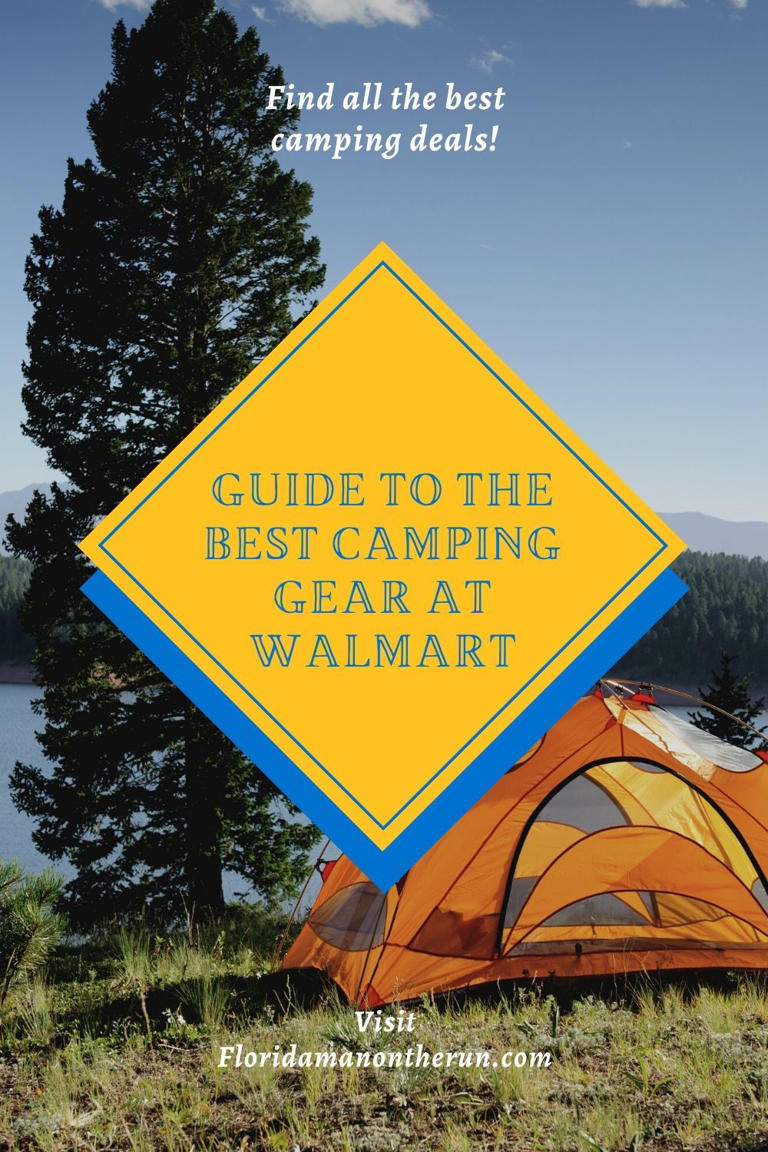 Walmart is one of my favorite places to shop, and Walmart camping gear is my go-to when purchasing anything I need for an upcoming camping trip.