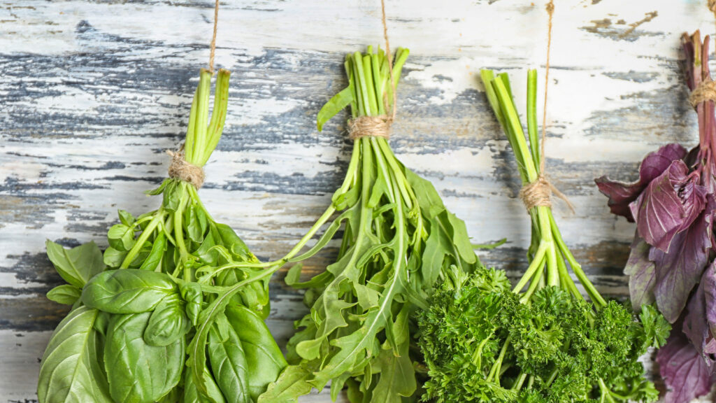 <p>One of the most time-honored techniques for drying herbs is hanging them. Gather your herbs into bundles, secure the stems with an elastic band, twine, or twist tie, and suspend them to dry. </p><p>Depending on the herb variety, the duration typically ranges from one to three weeks. Herbs like thyme, rosemary, and mint can all be air-dried. </p><p><a href="https://homesteadhow-to.com/how-to-dry-rosemary/">How to Dry Rosemary – 4 Easy Methods</a></p>