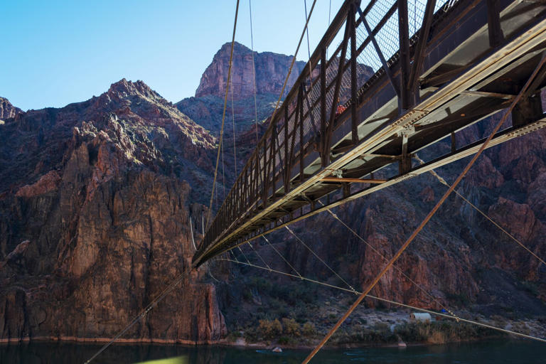 Just remember to breathe while crossing the South Kaibab Trail Bridge.