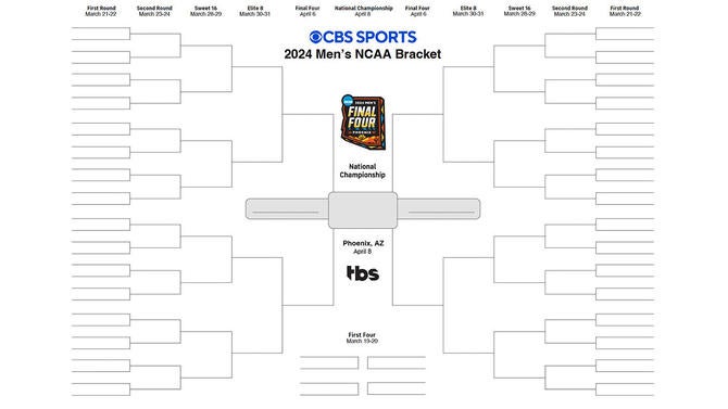 NCAA Bracket 2024: Printable March Madness Bracket, Tournament Seeds To ...