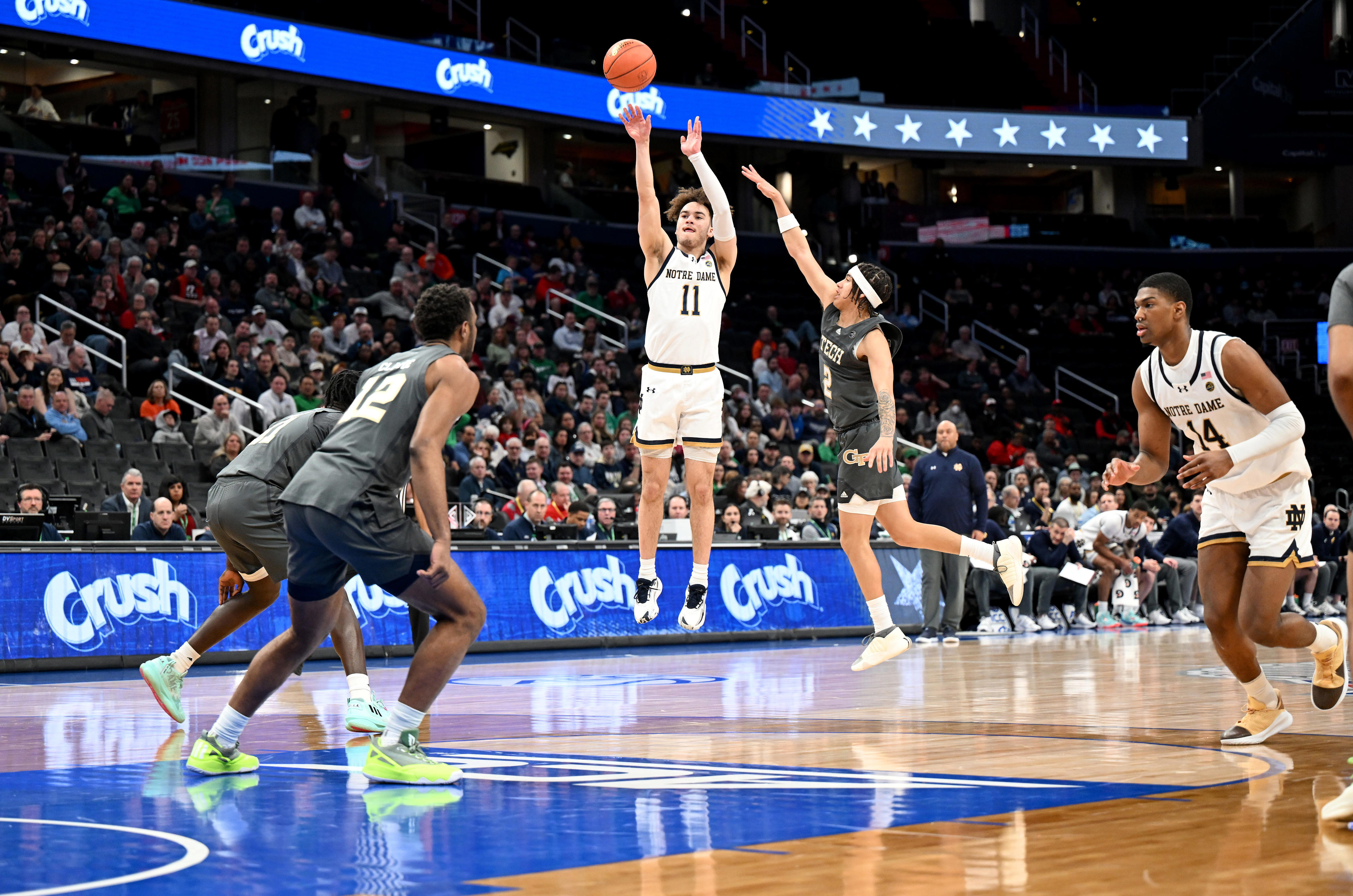 Micah Shrewsberry, Markus Burton, Tae Davis Talk After Notre Dame Loss