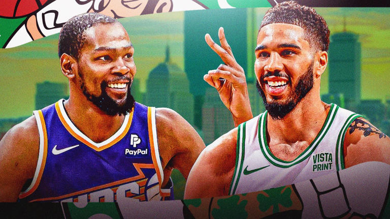 Celtics’ Jayson Tatum receives legendary Kevin Durant praise ahead of Suns rematch