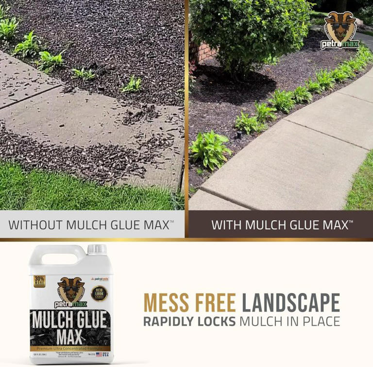 Here’s The NonToxic Way to Glue Mulch Down Without Harming the Soil