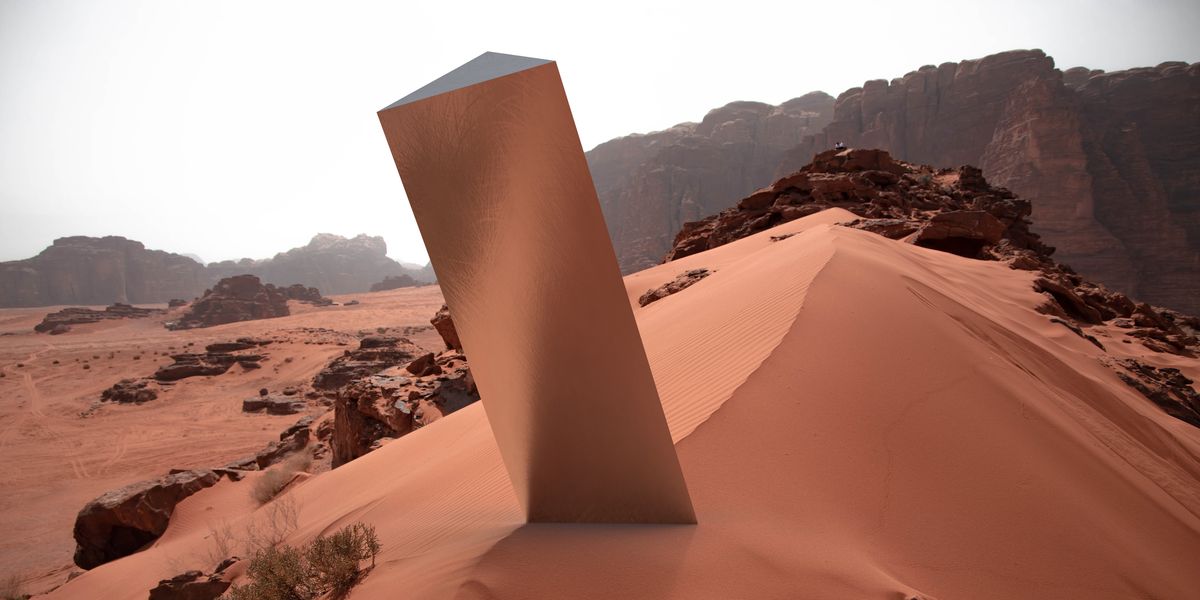 Runner Stumbles Upon A Mysterious Monolith In Wales