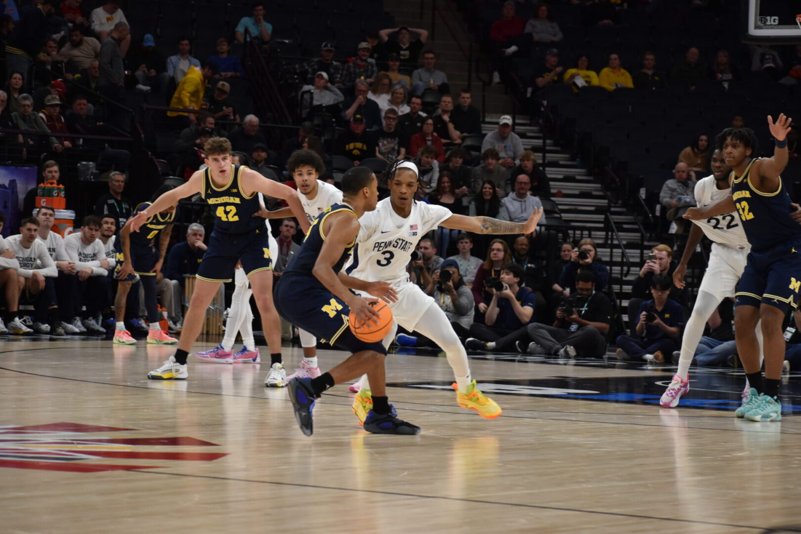 Penn State Men’s Basketball Rolls Past Michigan In Opening Round Of The ...