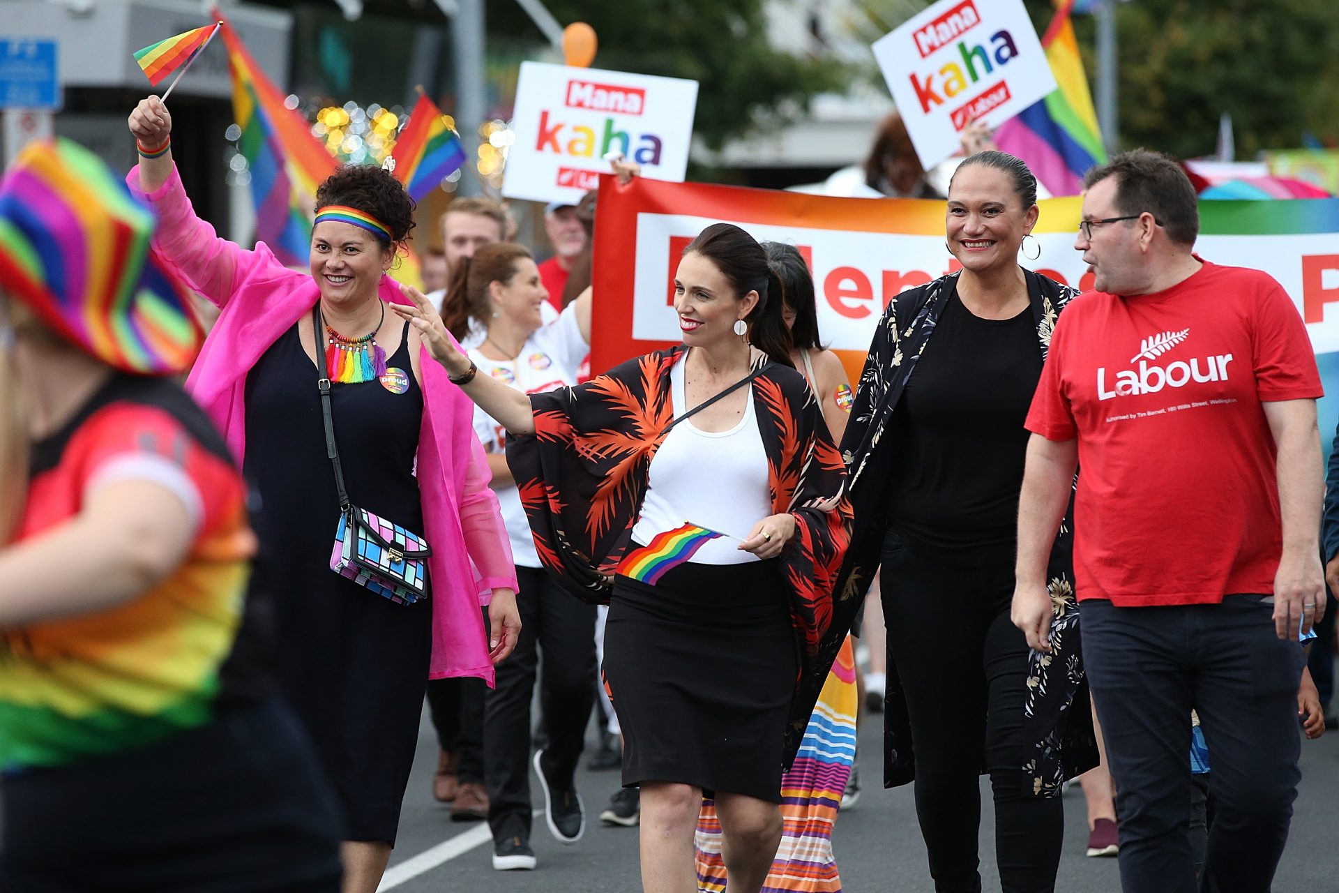 <p>New Zealand is another place with the most advanced LGBTQ rights. Same-sex marriage and adoption by same-sex couples is legal there, for example. In the picture, we see former Prime Minister Jacinda Ardern as the first New Zealand PM to walk in the Pride Parade in February 2018.</p>