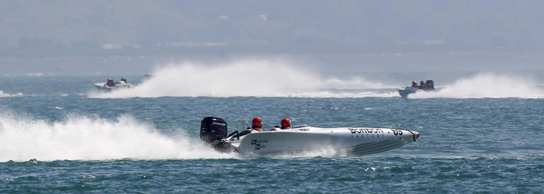 The Napier Offshore 100 powerboat race in 2019. Photo / Paul Taylor.
