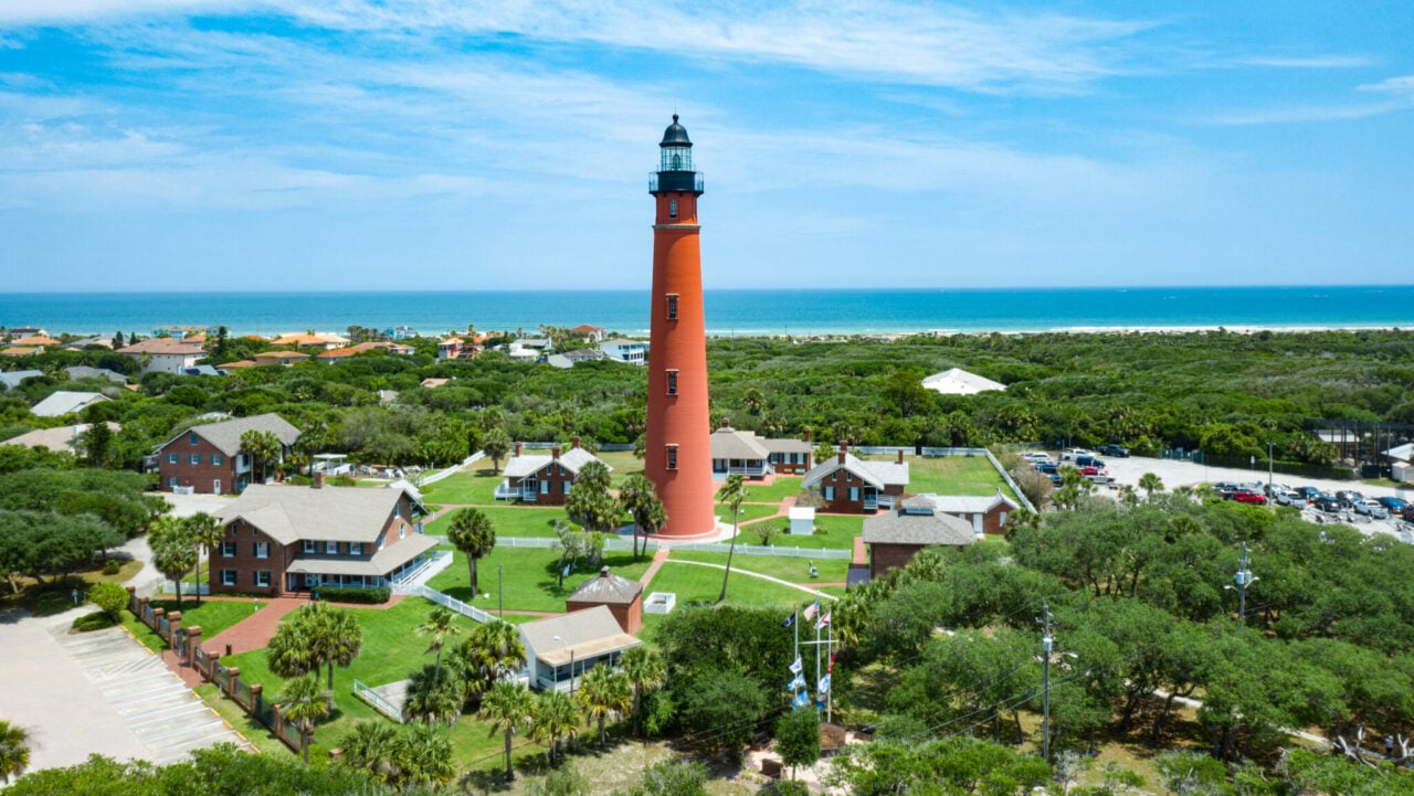 <p>The secluded area of Ponce Inlet is located near Daytona Beach, but you’ll feel miles away from tourist traps. Immerse yourself in rich Florida history, indulge in gourmet ice cream, or go on the water for an eco-adventure. Everything to do at Ponce Inlet is within walking distance.</p><p>It’s home to the Ponce de Leon Inlet Lighthouse, which is the tallest lighthouse in Florida. Standing at 175 feet tall and 203 steps, the lighthouse can be conquered by guests who crave 360º views. The Marine Science Center is near the lighthouse, and the marina has dolphin cruises that depart throughout the day. Park the family car and have fun all day long at Ponce Inlet. </p>