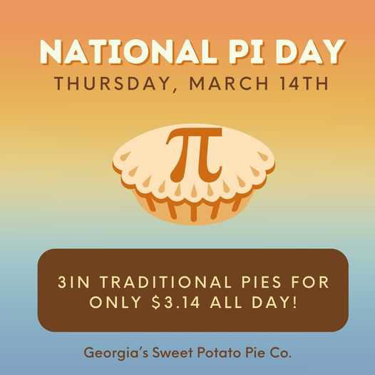 National Pi Day Deals 2025