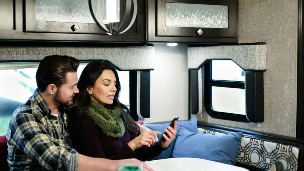 <p>To help you keep track of your budget while living in an RV, we’ve compiled a simple list of our 3 best tips. Here they are:</p><ul> <li><strong>Stick to your monthly budget</strong>. It sounds pretty simple, but many people don’t do this. Laying out everything so you know exactly how much you’ll spend helps you keep within your budget. It also lets you calculate how much you have to put towards other expenses. It also gives you a target to stay under, which can help encourage you to spend less.</li> <li><strong>Track your other expenses</strong>. There’s nothing worse than going to pay your taxes and realizing you haven’t saved enough throughout the year. Luckily, you can use this <a href="https://docs.google.com/spreadsheets/d/1OnZWoCd67t1YhgDBdYhgPnRi18Z_KOyo1WkEIl4ziQs/edit#gid=0">Google Sheet</a> to track all your monthly costs so you know exactly where and when to cut back. </li> <li><strong>Stay away from takeout food</strong>. As delicious as takeout food is, it’s an absolute budget killer. Avoiding takeout food on a road trip can sometimes be difficult, but RVs have a kitchen for a reason. Cooking your own food is an easy way to keep food expenses down.</li> </ul>