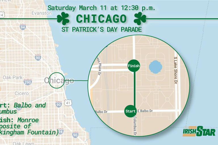 roanoke st pattys day parade route