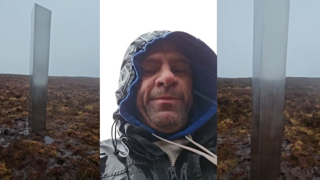 Welsh Hiker Stumbles Upon Mystery Silver Monolith: ‘It Looked Like A UFO’