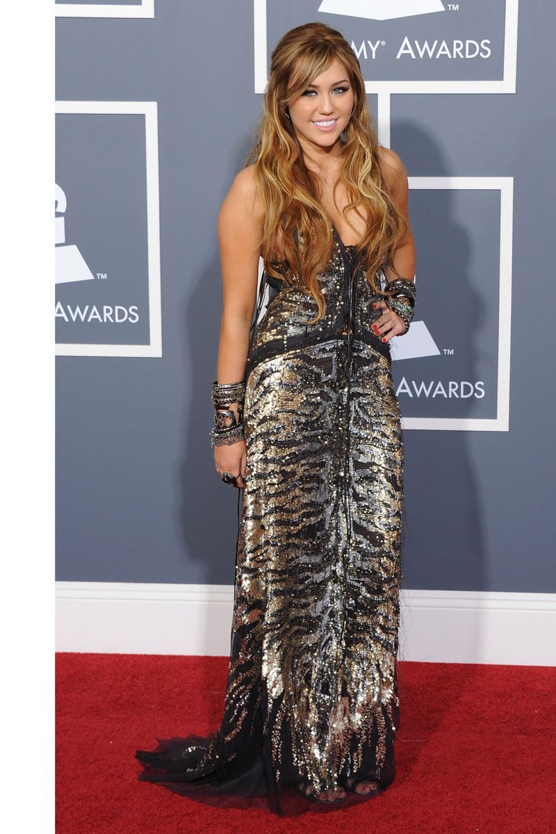 <p>At the 53rd Annual Grammy Awards in 2011 in Roberto Cavalli.</p>