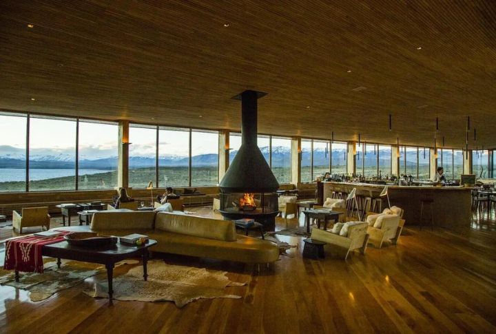 <p>Roam the dramatic landscapes of Patagonia on horseback riding adventures, hikes, or boat trips. A real Chile adventure, this $900/night eco-lodge offers stunning scenery, delicious Patagonian cuisine, and a focus on sustainable practices.</p>