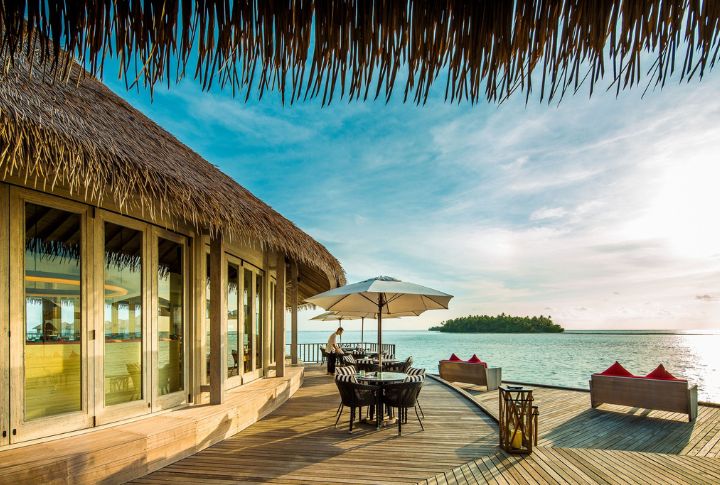 <p>The Maldivian dream, COMO Maalifushi, is a $1,100/night escape into an exclusive paradise in an overwater bungalow. You can plunge into the vibrant coral reefs, indulge in rejuvenating spa treatments, or unwind on your private deck overlooking the turquoise waters.</p>