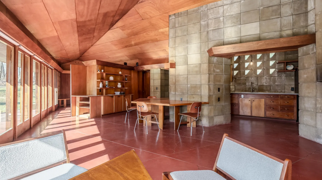 Frank Lloyd Wright's unique McCartney House listed for $790,000 in ...