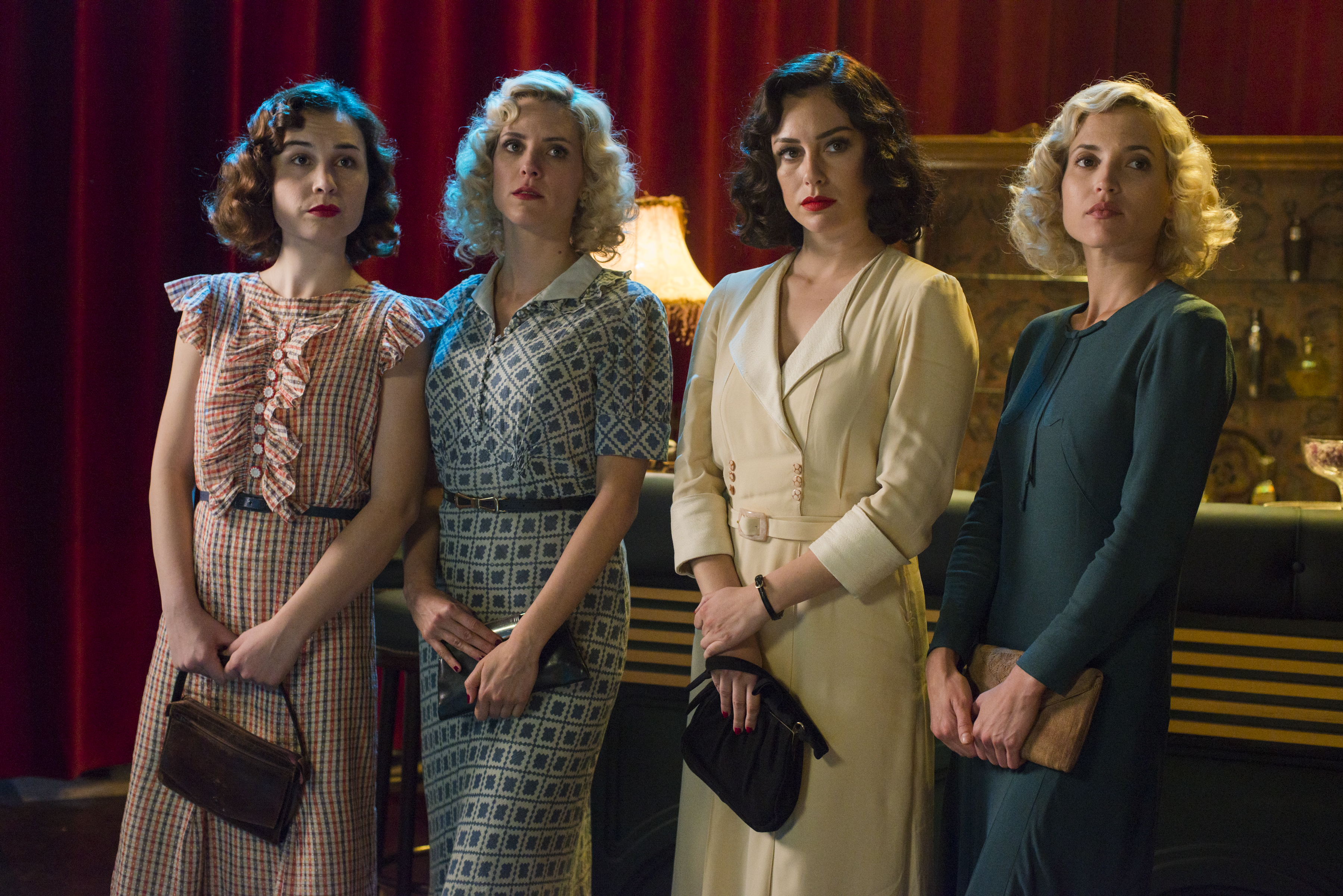 <p>Welcome to Madrid in the late 1920s, the setting for Netflix's soapy, stylish and oh-so-binge-worthy Spanish period drama "Cable Girls," which debuted on the streamer in 2017. The five-season series follows four young women working as switchboard operators at Spain's first phone company at a time when women were pushing for more equality. As friendships between the women deepen, so does the drama around them, leaving the "cable girls" -- played by Blanca Suárez, Ana Fernández, Nadia de Santiago and Maggie Civantos -- to navigate a litany of loves, lies and abuses while leaning on each other for support. The fashion alone is worth a peek.</p>