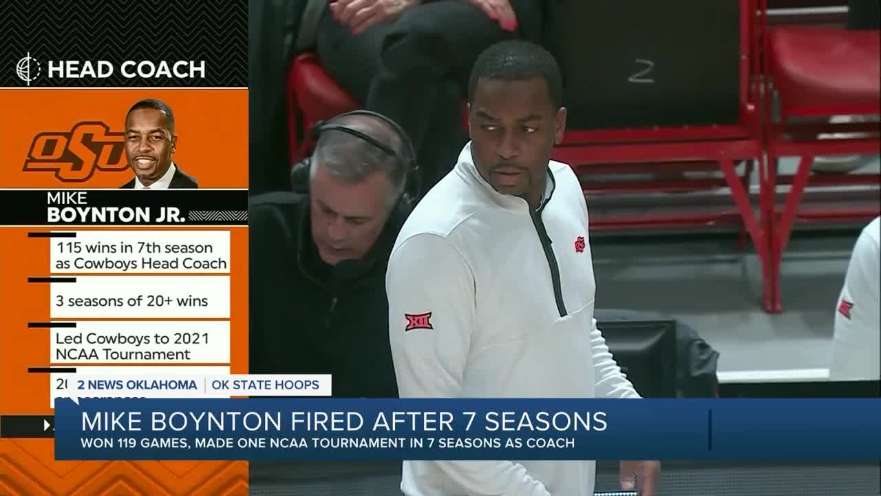 Oklahoma State Fires Men's Basketball Coach Mike Boynton After 7 Seasons